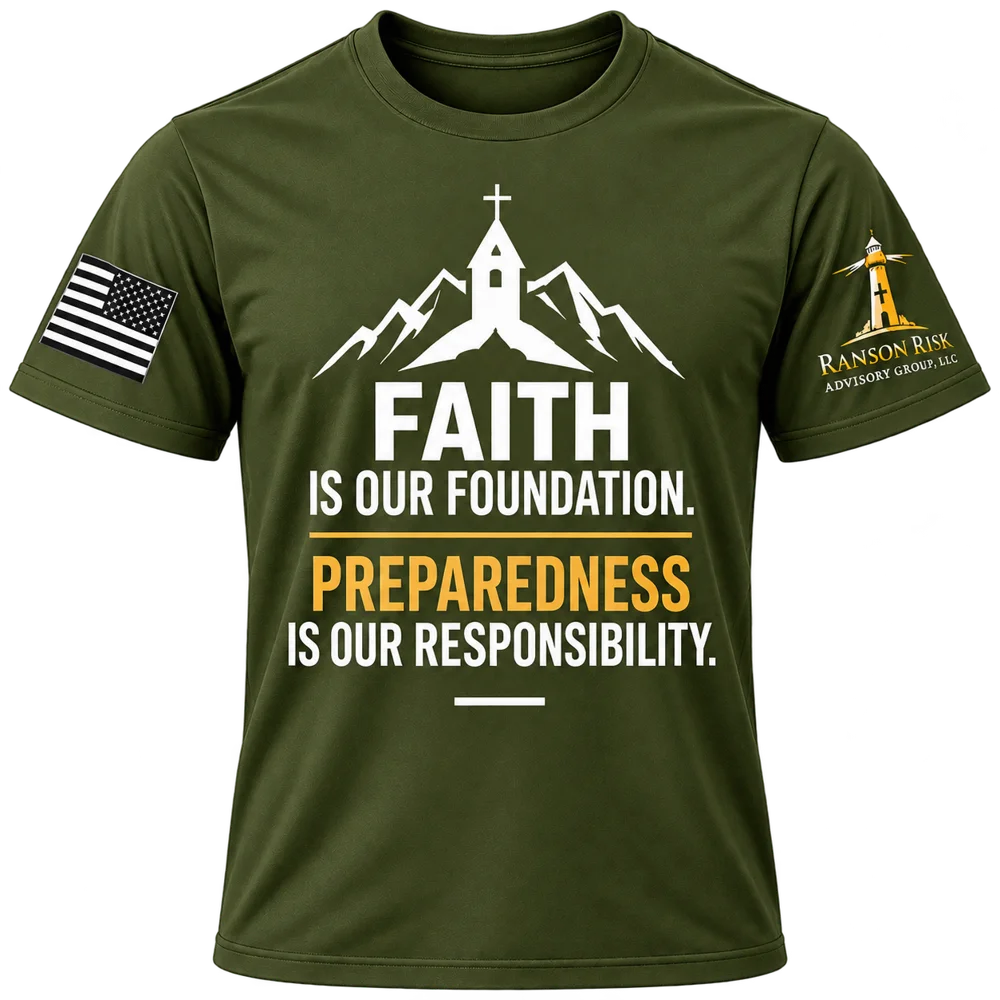 Olive “Faith Is Our Foundation” T-Shirt